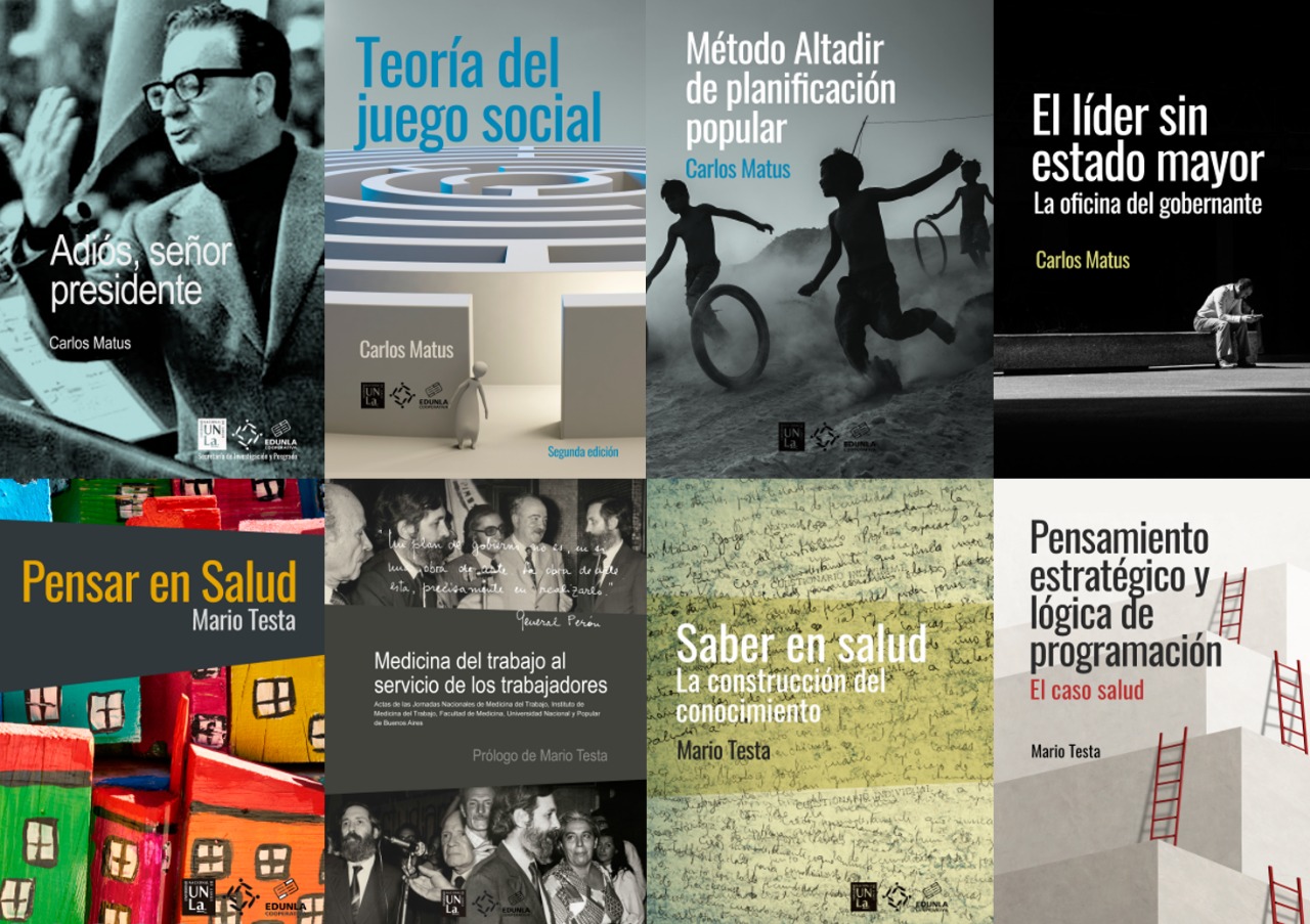 Libros de Carlos Matus y Mario Testa en Cuadernos del ISCo
