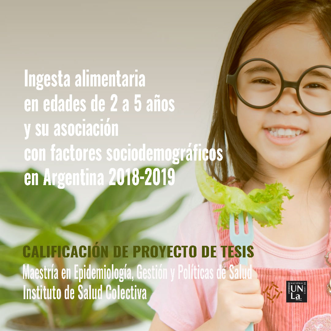 Calificación de Proyecto de Tesis de la Maestría en Epidemiología, Gestión y Políticas de Salud