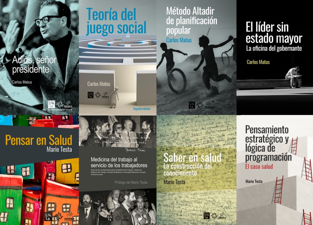 Libros Carlos Matus y Mario Testa en Cuadernos del ISCo