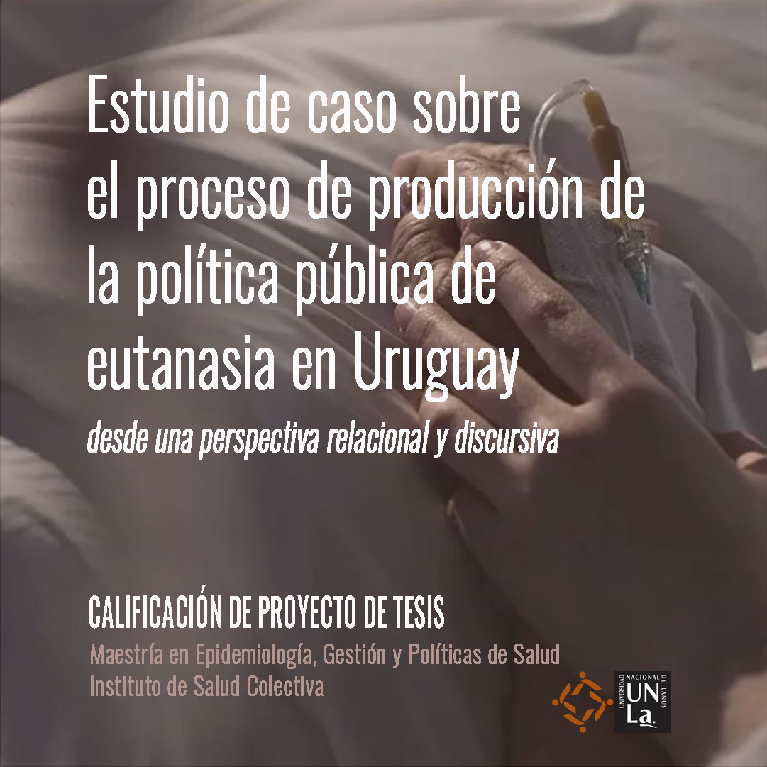 Calificación de Proyecto de Tesis de la Maestría en Epidemiología, Gestión y Políticas de Salud
