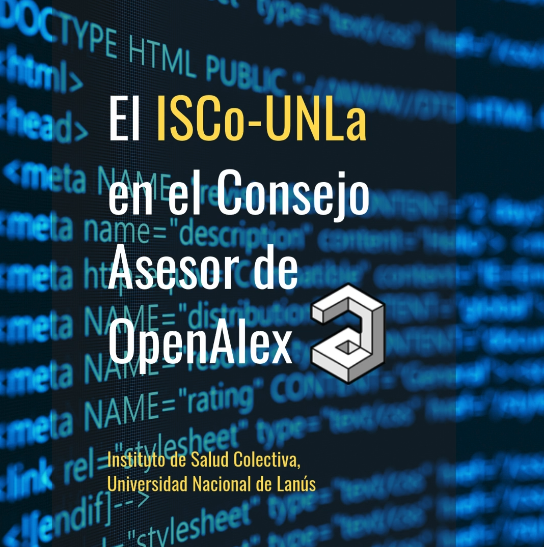 El ISCo-UNLa en el Consejo Asesor inaugural de OpenAlex