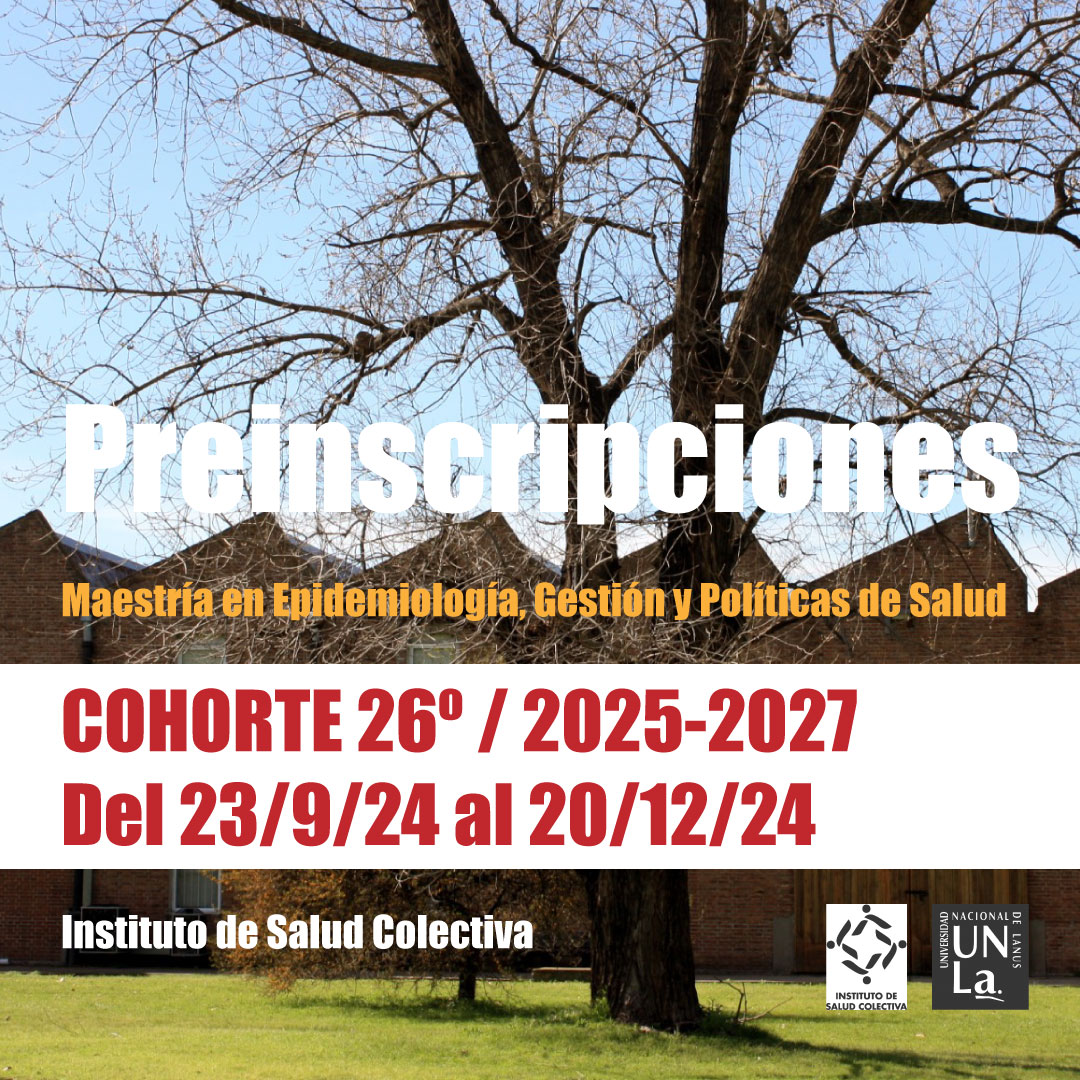 PREINSCRIPCIONES COHORTE 26º / 2025-2027