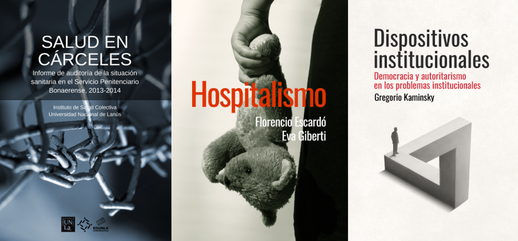 Libros sobre Instituciones, salud, cárceles en Cuadernos del ISCo