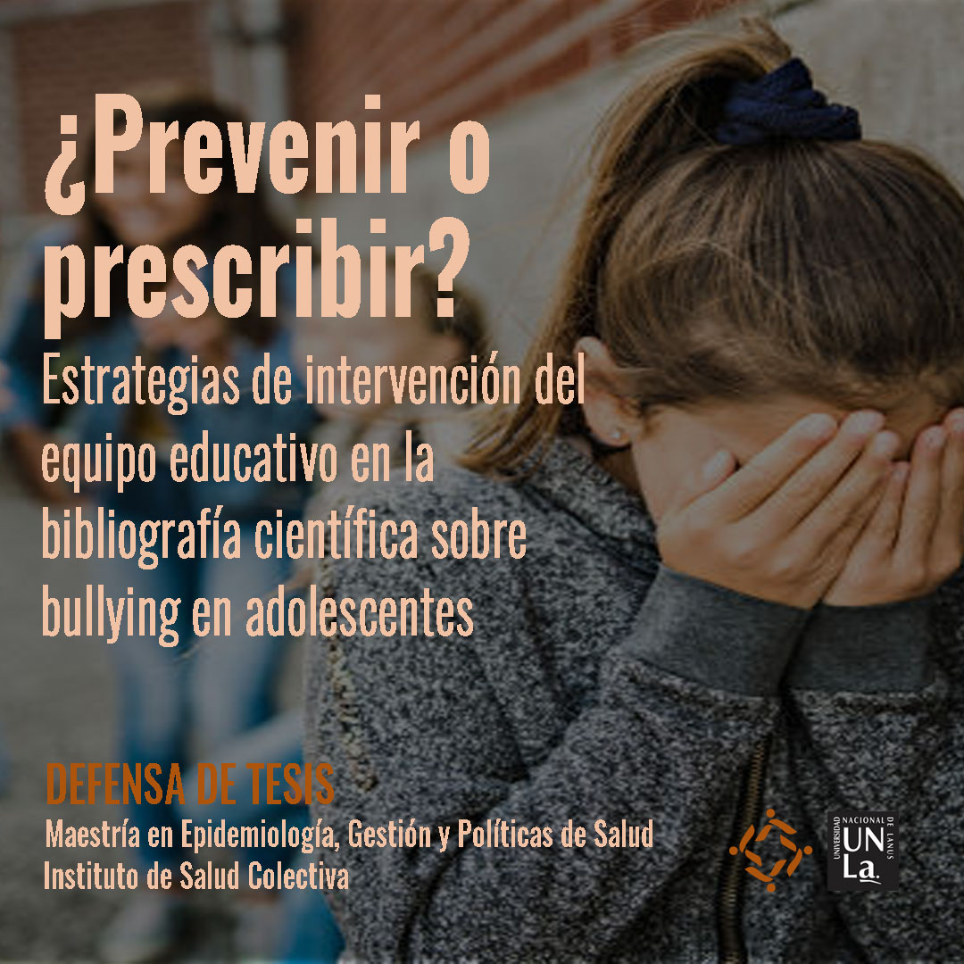 Calificación de Proyecto de Tesis de la Maestría en Epidemiología, Gestión y Políticas de Salud